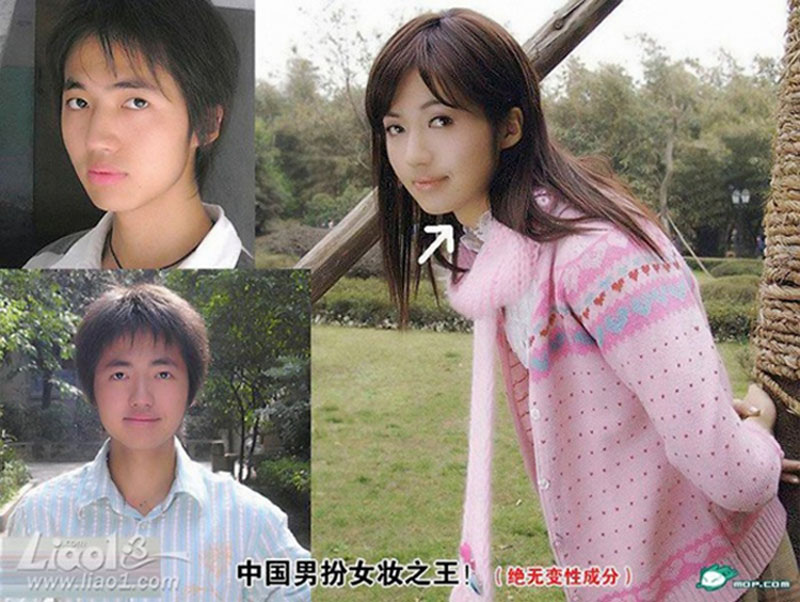 经典男扮女相