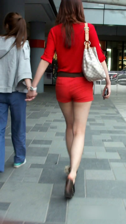 <em>街拍</em>性感桃粉色超<em>短裤</em>美女论坛<em>图片</em>_张掖论坛