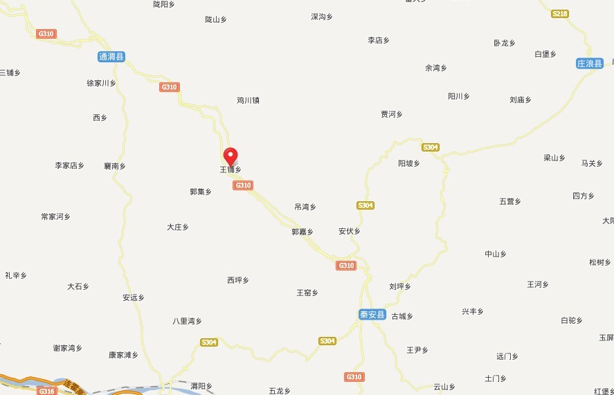 王铺乡位于秦安县北部,距县城42公里,高寒阴湿,最高海拔2020米,区域图片
