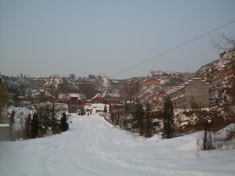 白寨美景:雪后圣水寺_贴图杂谈