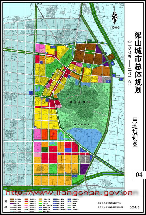 梁山县公路规划图