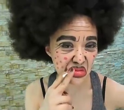 教你画非主流妆容。_精彩贴图