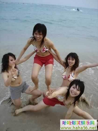 [转贴]沙滩美女恶搞图