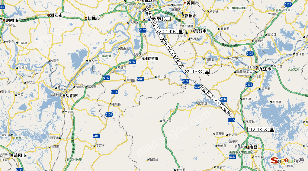 建议修建武汉至南昌的高速公路,起点为五里界