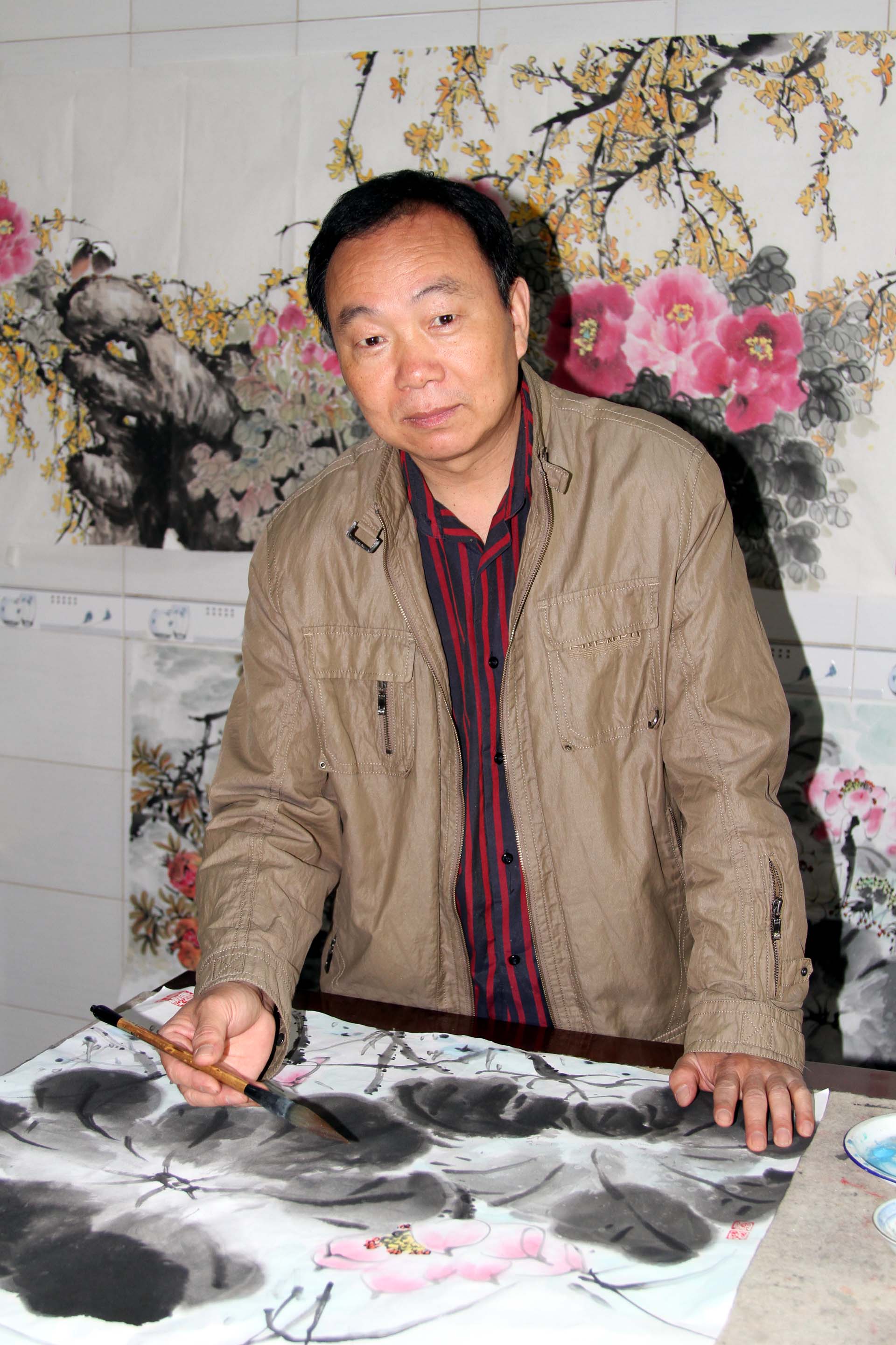 赵明德,楚书华,赵杰,刘武国,欧阳堡等在定西交流书画艺术