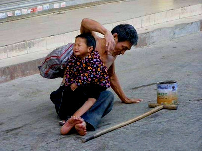 中国能消除"乞丐"现象吗?