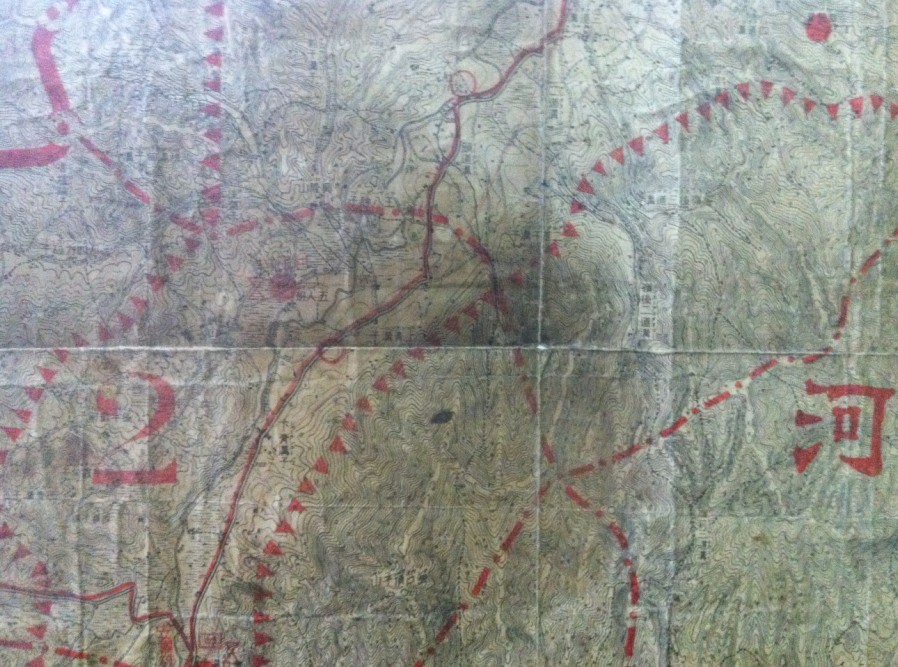 [原创]日军入侵东北梅河口的柳河县军事地图.图片