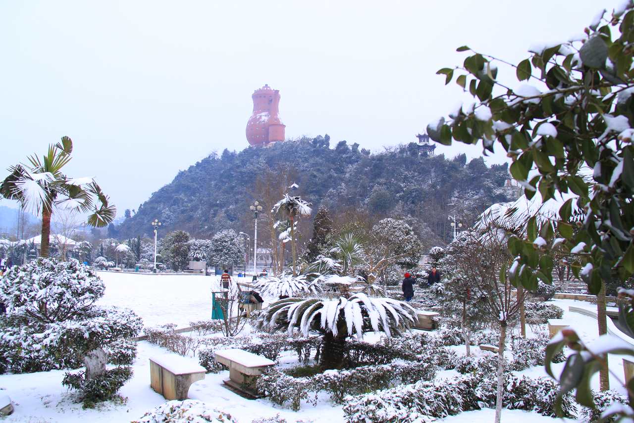 [原创]县城雪景_摄影天地_湄潭论坛