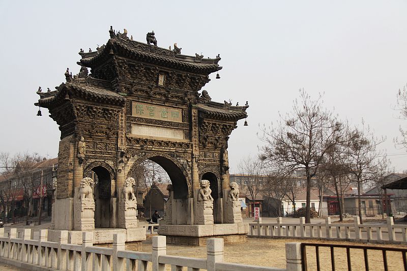 [原创<em>照片</em>]<em>桓台</em>四世宫保牌坊_传统文化_博兴