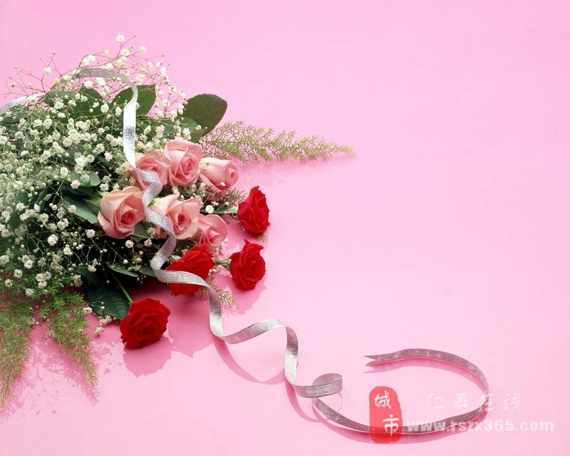 感谢老公情人节送花