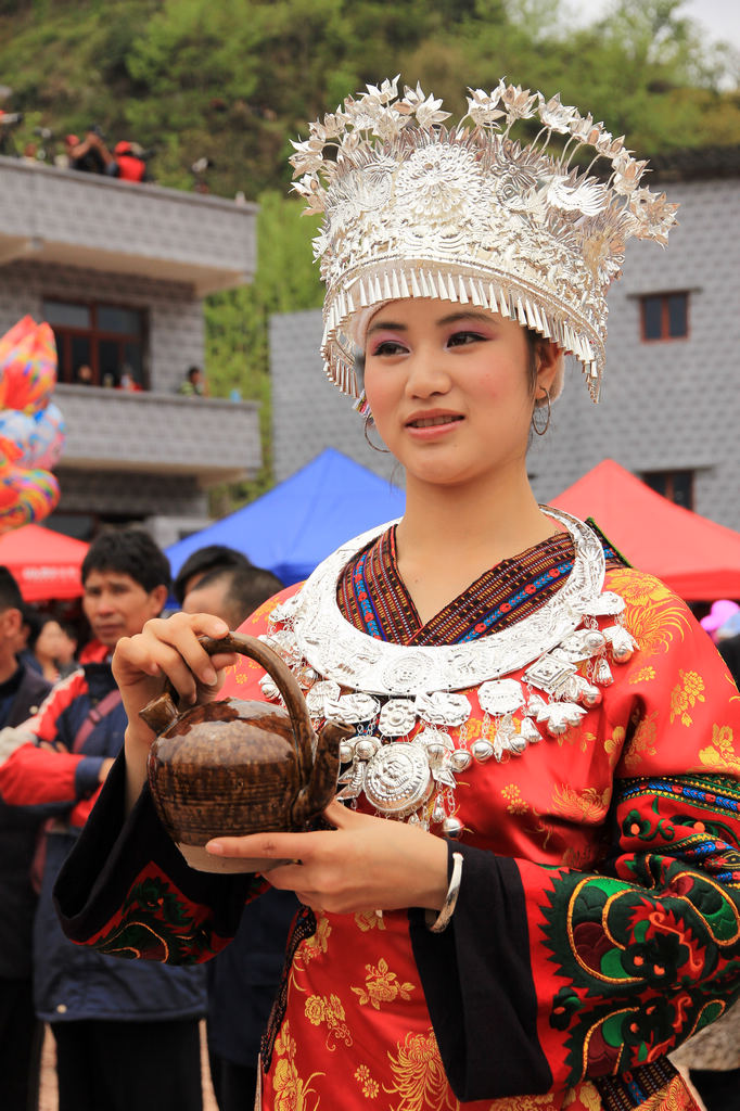 台江<em>施洞姊妹节</em>随拍_人像摄影_三穗论坛