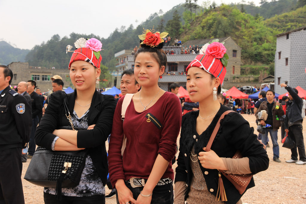 台江<em>施洞姊妹节</em>随拍_人像摄影