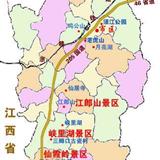 江山旅游景点分布图