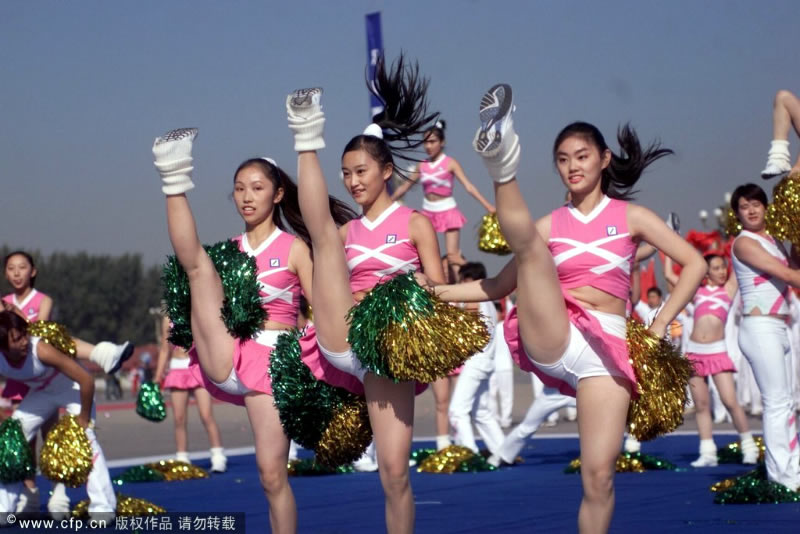 校园拉拉队比赛青春飞扬论坛图片_张掖论坛