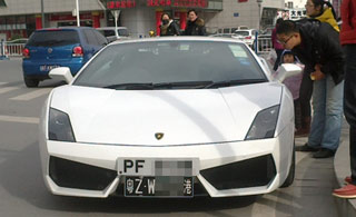 如东惊现兰博基尼跑车 如东惊现兰博基尼跑车