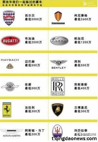 主题: [讨论]各种豪车标志!看见赶紧躲[复制链接]