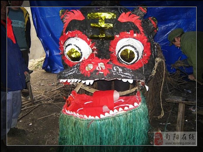 民间社火烧狮子_旬阳博客_旬阳相册