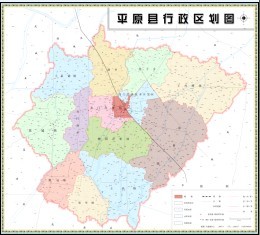 出售 平原县行政区划图cad文件图片