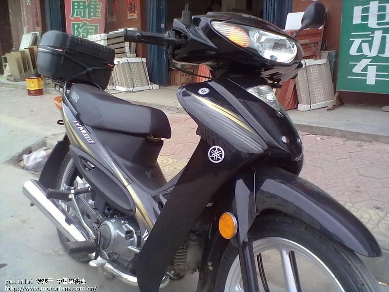 word:自己用2010年雅马哈110摩托车 from