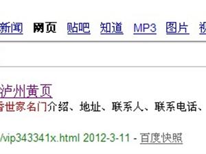 泸州在线高级黄页