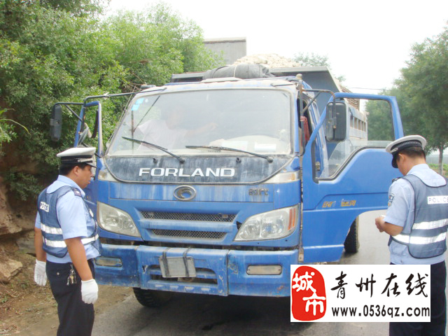 青州交警大队二中队加强双超治理,青州热点,