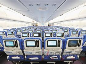 空客A380西咸机场新跑道试飞 机舱相当于3网球场