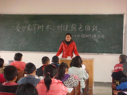寻乌城关小学开展绿色环保宣传教育活动