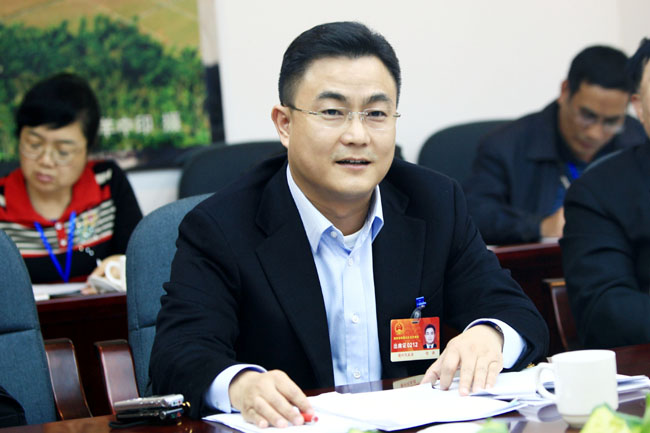 倪强代表在审议省政府工作报告时发言