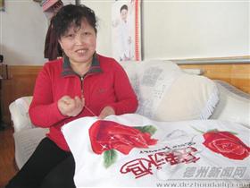 齐河农妇300多万针绣出红楼群芳神韵