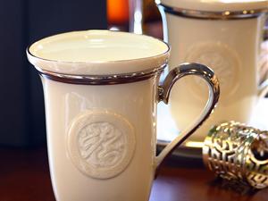 简爱家居 福餐盖杯/茶杯 水杯子/陶瓷杯 带盖 设计金奖