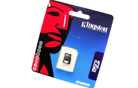 金士顿原装正品(Kingston)4G TF 手机存储卡