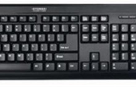 韩国现代 HY-MK300 有线键鼠套装 U+P接口设计 游戏键鼠 正品